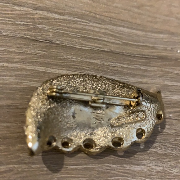 Vintage Gerry Silver Leaf Brooch - Picture 3 of 4